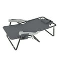 thumbnail image 3 of VEIKOUS Folding Beach Chair, 5-Position Outdoor Backpack Reclining Chair W/ Storage Pockets and Removable Pillow, Gray, 3 of 14