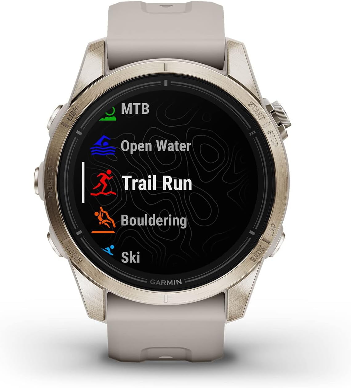 Garmin, GARM-epixPro2-Sand-RN, Epix Pro, Gen 2, Beige, 42mm GPS Smartwatch with Flashlight