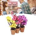 thumbnail image 4 of 1:12 Échelle Maison de Poupée Pot de Fleur, Haute Simulation Maison de Poupée Pot de Fleur Solidité Résine Multicolore pour Accessoires Maison de Poupée, 4 of 8