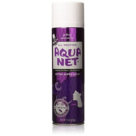Aqua Net Extra Super Hold Professional Hair Spray Unscented 11 oz(Pack of 3) 11 Ounce (Pack of 3)