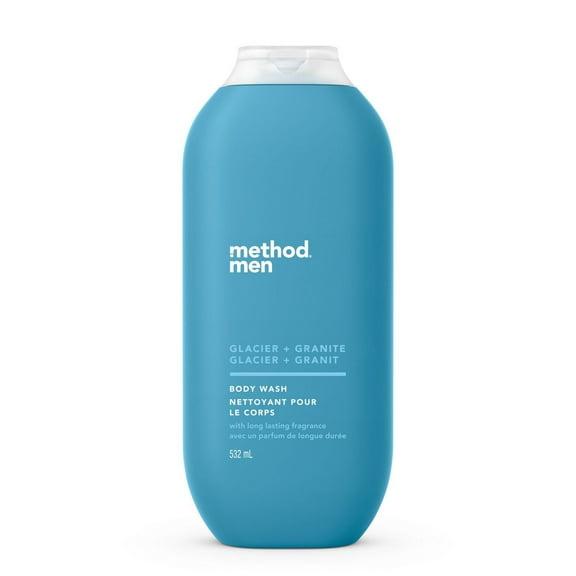 Method Men's Gel Body Wash, Glacier + Granite