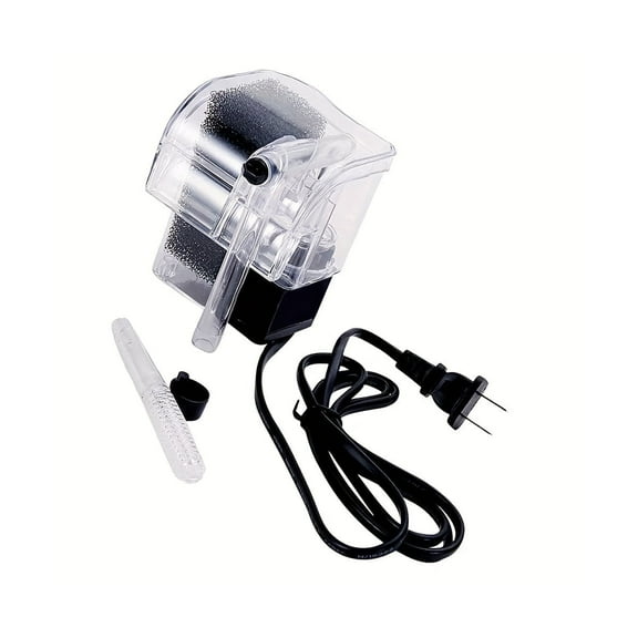 Demine Hang-on-Back Aquarium Filter for Small Fish Tank - Efficient Small Aquarium Filter Pump