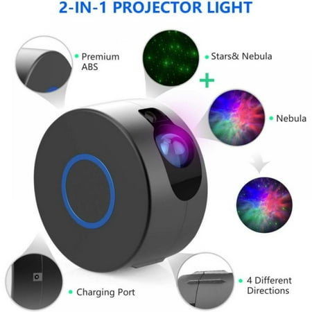 

Rotation LED Starry Sky Projector Light Ocean Wave Star Galaxy Nebula Night Lamp