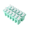 thumbnail image 2 of Liquidación de ropa de mujer Xihbxyly Moldes para paletas 12 moldes para hielo Bandeja reutilizable Fácil de usar, 2 of 4