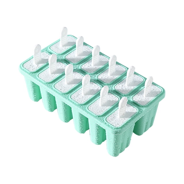 Popsicle Molds 12 Pieces Silicone Ice Molds Tray Mold Reusable Easy Ice Maker