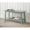 thumbnail image 3 of Alaterre Furniture Craftsbury 36 in. Sturdy Pine Wood Entryway Bench, Open Design Accent Furniture, Gray, 3 of 8