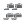 thumbnail image 1 of Sensor de Lámpara Inteligente LED de 4 Piezas Yuyangstore Luz de bisagra del gabinete cálido, 1 of 8