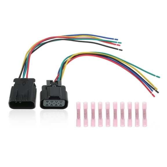 Male and Female Headlights Connector Harness Plug Wire for Chevy Silverado 2014-2016 for GMC Sierra 2014-2016 Headlamp Wiring Harness