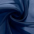 thumbnail image 2 of Lumento Window Curtain 2 Panels Curtains Clear Long Sheer Voile Rod Pocket Basic Home Decor Navy Blue 2PC-W: 20" x H: 98", 2 of 5