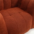 thumbnail image 6 of PORKISS Soft Bean Bag Chair with Footstool, Fluffy Lazy Sofa Chenille Fabric Bean Bags Comfy Couch for Adults Teens, Reddish Brown, 6 of 12