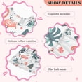 thumbnail image 4 of joogoo Girls Sleeveless Dress Flamingo Palm Leave Stylish Short Sleeve Dresses 6Y, 4 of 7