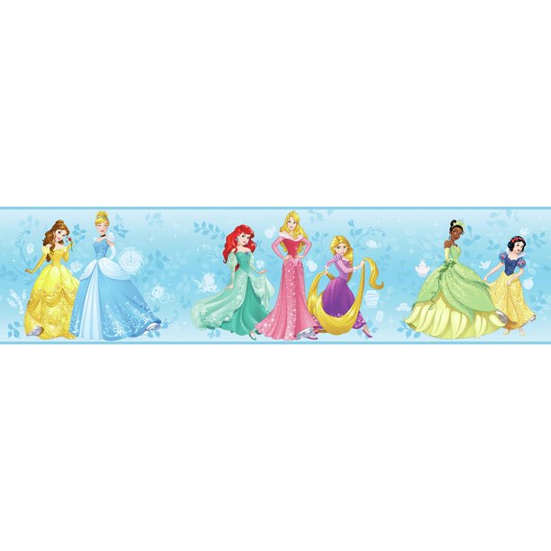York Wallcoverings Disney Princess Removable Wallpaper Border Walmart
