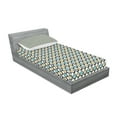thumbnail image 2 of Ambesonne Retro Fitted Sheet & Pillow Sham Set, Bold Circles Polka Dots, Twinxl, Multicolor, 2 of 2
