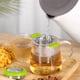 thumbnail image 5 of Dispositivo de remojo de té de acero inoxidable, filtro de malla, dispositivo de remojo de té y café, tamaño de filtro de malla fina de gran capacidad, asas dobles para colgar en teteras, tazas,, 5 of 5