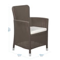 thumbnail image 3 of Sala Exterior Para Jardin Tipo Rattan 4 Puestos Mocca Marca Mq MQ 485-MOC, 3 of 4