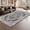 Gray, variant on 7 × 5 ft Classic Cotton Area Rug with Non-Slip Backing for Living Room and Bedroom