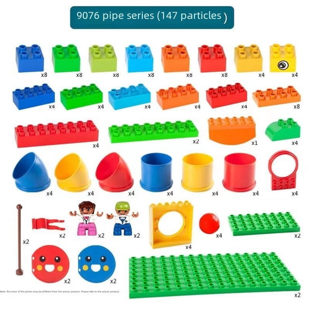 Compatible con el juego de bloques de construcción Lego Gear, gran variedad de granos, material didáctico ensamblado para ingeniería educativa