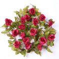 thumbnail image 2 of 17 flores decorativas de ratán rosa flor artificial de ratán flor artificial de ratán tubo de aire acondicionado techo de ratán, 2 of 6