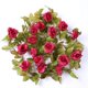 thumbnail image 4 of 17 flores decorativas de ratán rosa flor artificial de ratán flor artificial de ratán tubo de aire acondicionado techo de ratán, 4 of 5