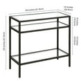 thumbnail image 3 of Evelyn&Zoe Sivil 24" Wide Rectangular Side Table, Blackened Bronze, 3 of 7