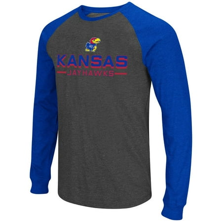 1988 Kansas Jayhawks Basketball - Mens NCAA Kansas Jayhawks Olympus II Long Sleeve Tee Shirt
