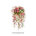 thumbnail image 3 of Decoraciones De Plástico Guirnalda de flores de lirio artificiales de plástico color beige con hojas de seda para decoración de bodas y hogares (1 pieza) Rkxzt, 3 of 9