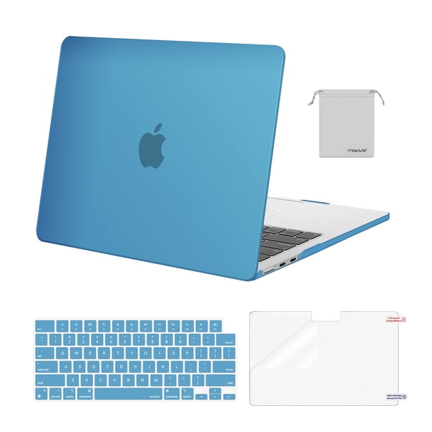 Funda rígida MOSISO para MacBook Air de 13,6 pulgadas para MacBook Air 2025 Aqua