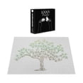thumbnail image 3 of Ambesonne Tree Jigsaw Puzzle Durable Cardboard, Doodle Style Oak Foliage, 1000 pcs, Pale Green Fern Green, 3 of 5