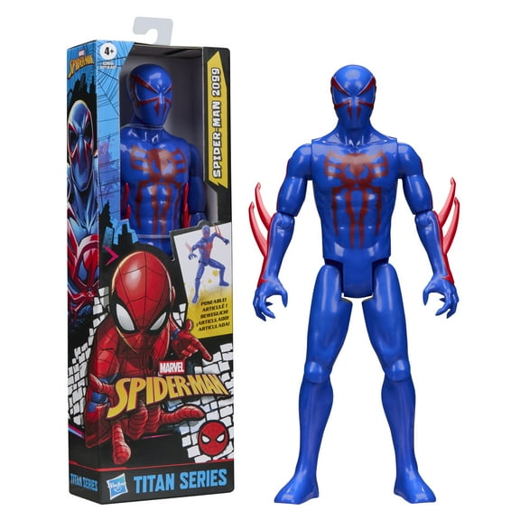 Marvel Spider-Man Titan Series Spider-Man 2099 Action Figure, 12”, Ages 4 