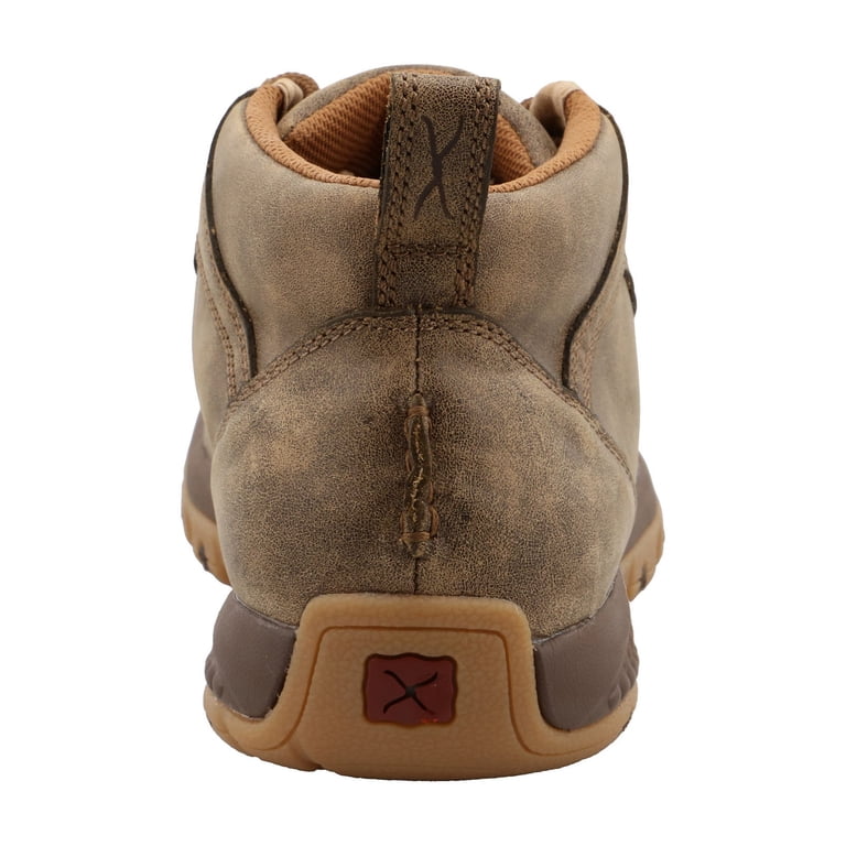 Twisted X‎ CellStretch Driving Mens Chukkas Boots Sz 10 M Bomber Suede *read* Twisted X Boots Mens Cellstretch Casual Lace Up Bomber 10 M  main image 3