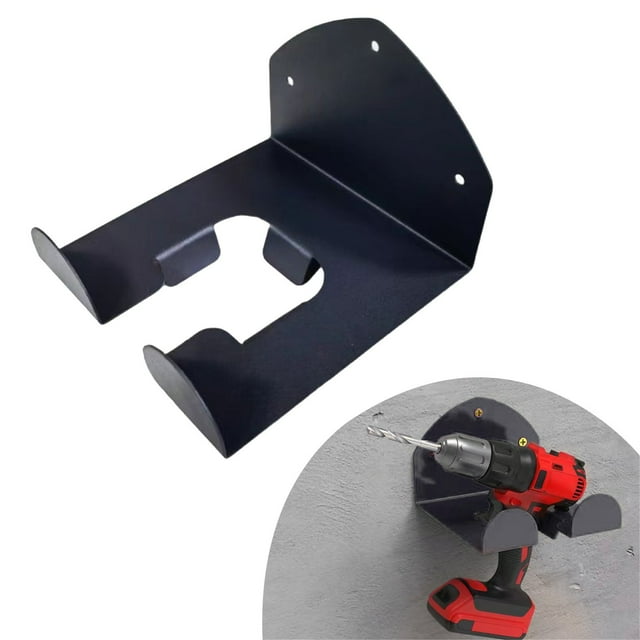 Goohae Heavy Duty Garage Tool Hanger, Wall Mount Organizer for Power Tools & Equipment, Power Tool Hooks, Tool Hooks for Garage, Black