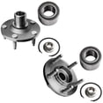 thumbnail image 3 of Detroit Axle - 4pc Wheel Bearing & Hubs Kit for Ford Escape Mazda Tribute Mercury Mariner, 2 Rear Wheel Bearings 2 Front Wheel Bearing Hubs Replacement, 3 of 7