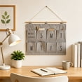 thumbnail image 5 of Classroom Pocket Chart for Cell Phones Calculators Over The Door Hanging Closet Underwear Sock Jewelry Organizer Holder 8 Pockets, 5 of 7