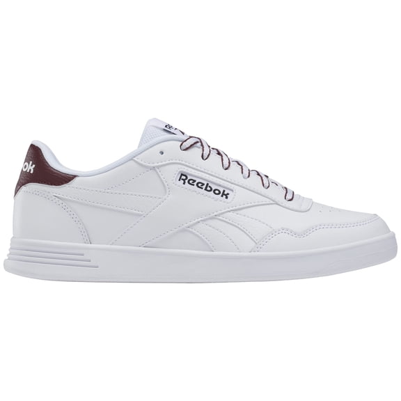 Reebok Unisex Court Advance Sneakers, White/Maroon/Black, 11,5