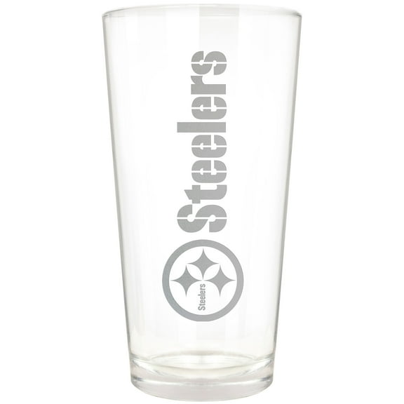 Pittsburgh Steelers Etched 16oz. Vertical Rally Cry Pint Glass