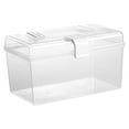 thumbnail image 1 of Caja de almacenamiento de primeros auxilios vacía, contenedor práctico y ligero, contenedor organizador multiusos para acampar, actividades al aire li 20cmx13cmx112cm, 1 of 8