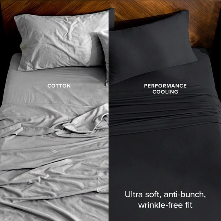Bare Home Cooling Jersey Knit Twin XL 3-Piece Sheet Set photo 4
