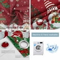 thumbnail image 2 of Fsddascl Christmas Gnomes Blackout Curtains for Bedroom/Living Room, Thermal Insulated Kitchen Curtains, Red Pine Branches Cardinal Birds Grommet Darkening Window Treatment Drapes 52"x72"x2, 2 of 6