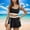 A_ Black, variant on UTSJKR Womens 2025 Two Piece Tankini Swimsuits Tummy Control Flowy Swimdress Bathing Suits with Shorts Swimwear Black XL