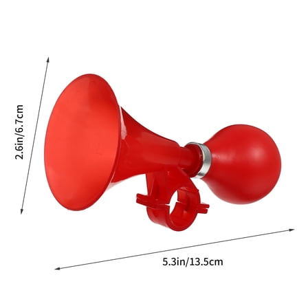 OFFIGAM Essential Bike Accessories Plastic Red Bike Bell for Mountain Bike Riding 1Pack