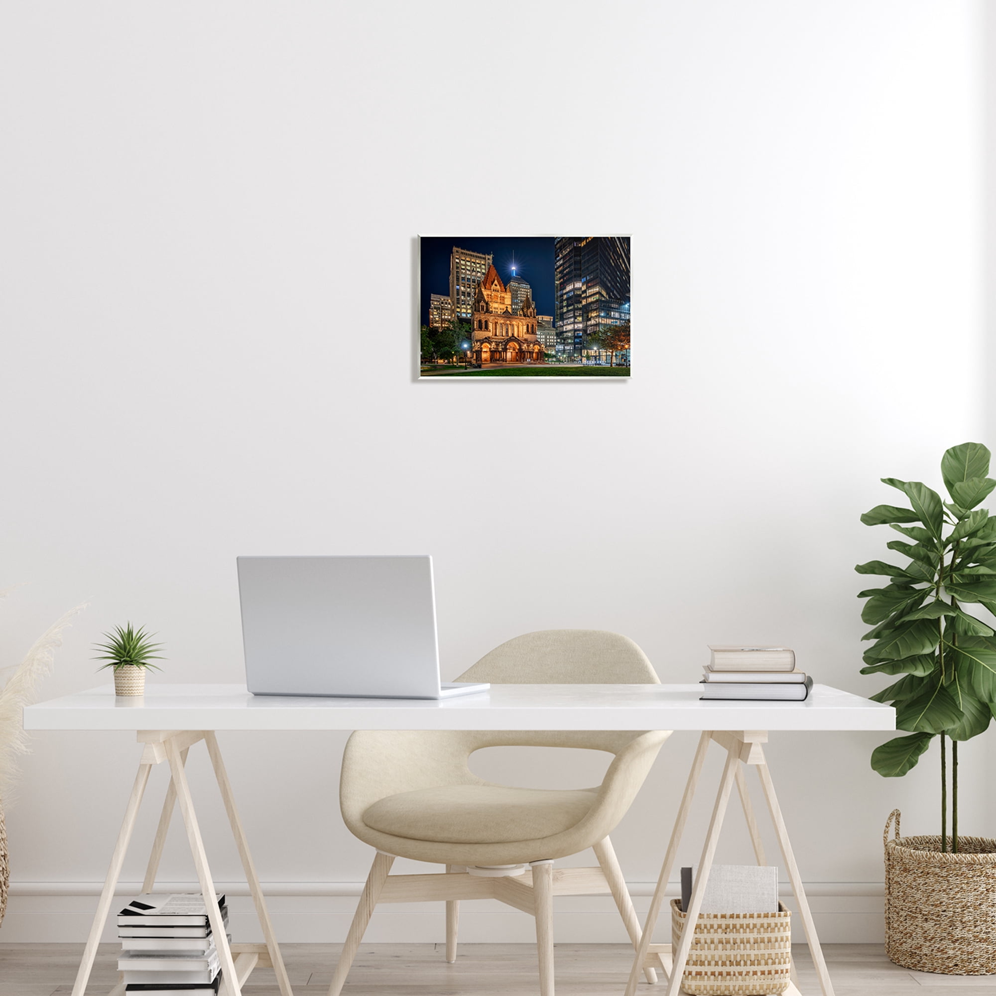 Stupell Urban Cityscape Architecture Buildings Landscape Photography Wall Plaque Unframed Art Print Wall Art