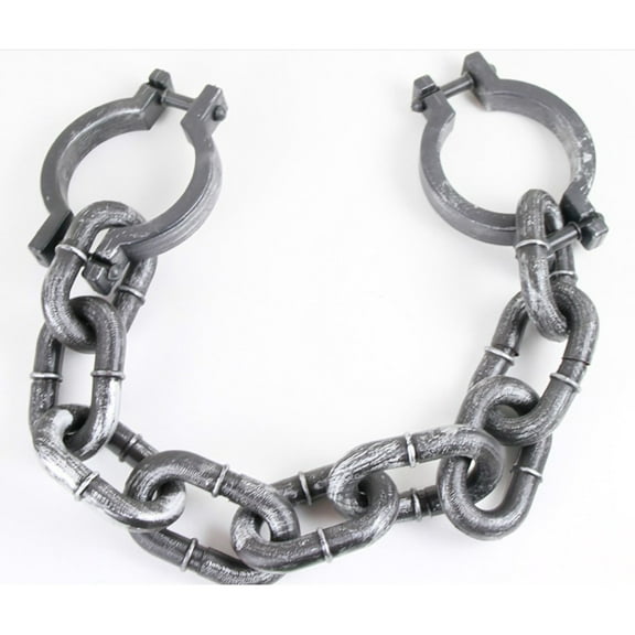 putnchl Halloween Plastic Simulation Chain Prisoner Decoration Haunted House Props