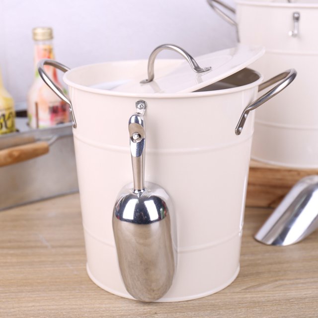 Bucket Beer Tub con Ice Set Perfecto para Bar Party Gathering Y Doméstico, 4 Colores Disponibles Beige Soledad Cubo de vino
