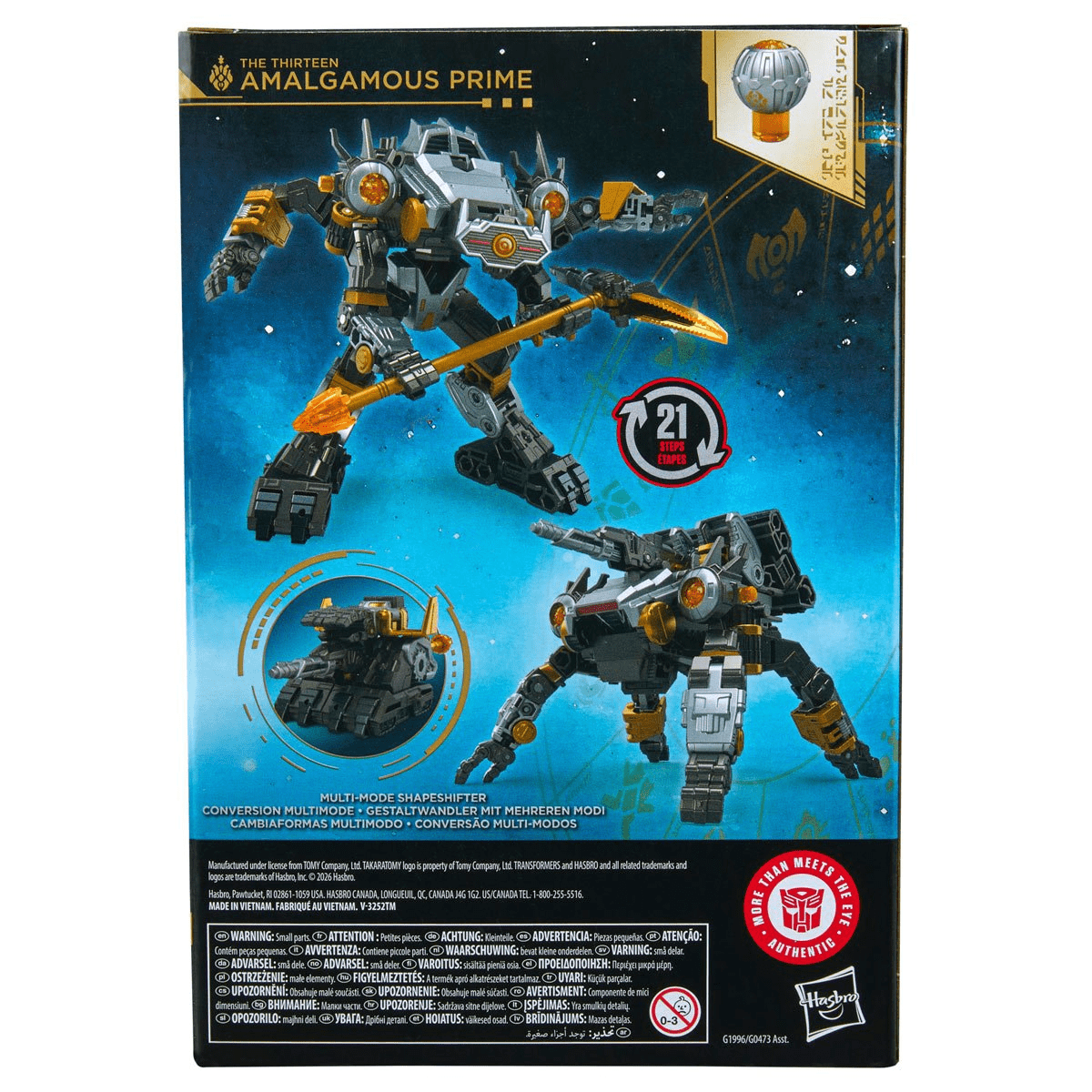 Transformers Age of the Primes Voyager Class The Thirteen Amalgamous Prime
