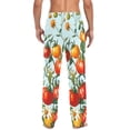 thumbnail image 4 of FORMRS Mens Pajama Pants with Pockets Soft Cotton Sleepwear Lounge Bottoms, Sizes S-2XL, Colorful Tomatoes, 4 of 7