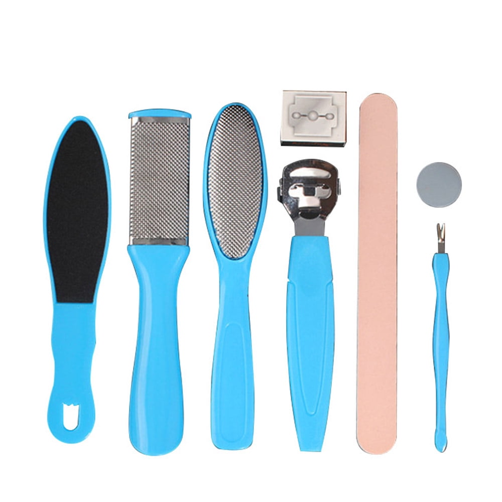 Download Pedicure Tools Foot Care File for Feet Heels Toe Cuticle Kit Professional File Pedicure Set ...