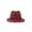Red, variant on Plaid Trilby Fedora Hat - Pink