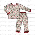 thumbnail image 4 of Pijamas de Navidad para bebés, niñas, niños, árbol de Navidad, patrón a cuadros, colección de mejoras para el hogar, boutique, ropa para niños, hermanos, 4 of 4