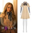 thumbnail image 1 of M3gan Cosplay Costume Dress For Kids Girls Ai Doll Robots Two Thousand And Twenty-three Megan Dresses Uniform Costumes zhangyuxiang LED, 1 of 2