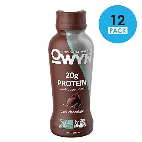 OWYN 100Percent Vegan PlantBased Protein Shake, Dark